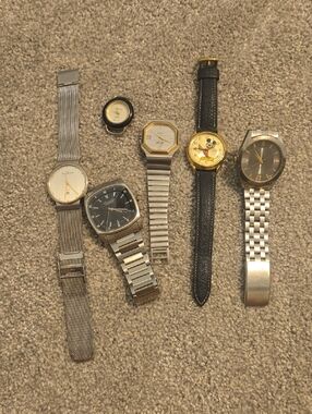 Lot Of 7 Watches For Parts